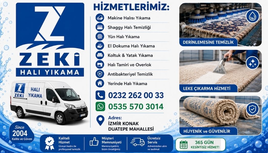 Konak Duatepe Mahallesi Halı Yıkama Profesyonel Hizmetleri